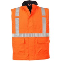 BizFlame Hi Vis Flame Resistant Rain Bodywarmer BizFlame Hi Vis Flame Resistant Rain Bodywarmer