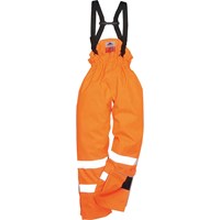 BizFlame Hi Vis Flame Resistant Rain Unlined Trousers BizFlame Hi Vis Flame Resistant Rain Unlined Trousers