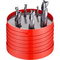 Dormer 6 Piece S933 Solid Carbide TiALN Mc-X Flatted Shank 3 Flute Slot Drill Set Dormer 6 Piece S933 Solid Carbide TiALN Mc-X Flatted Shank 3 Flute Slot Drill Set