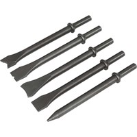 Sealey 5 Piece .401" Shank Air Hammer Chisel Set Sealey 5 Piece .401" Shank Air Hammer Chisel Set