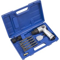 Sealey SA12/S Air Hammer Kit with Chisels Medium Stroke Sealey SA12/S Air Hammer Kit with Chisels Medium Stroke