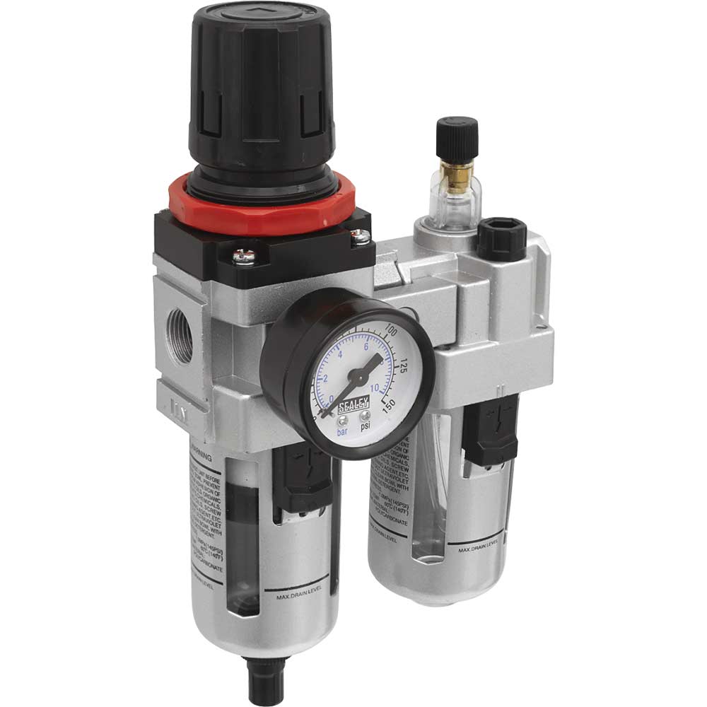 Sealey Sa2001 Air Filter/Regulator/Lubricator Heavy Duty Large