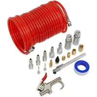 Sealey 19 Piece Air Blow Gun Accessory Kit