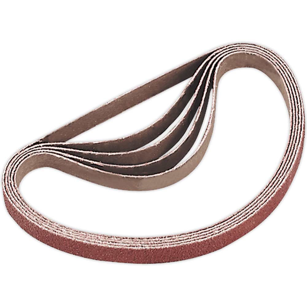 Sealey 10Mm X 330Mm Sanding Belt 10Mm X 330Mm Pack Of 5 60G