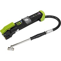 Sealey Airlite Eco Tyre Inflator and Twin Hold On Connector