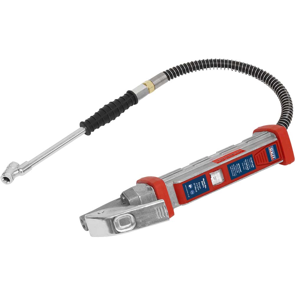 Sealey Twin Push On Chuck Tyre Inflator 0.5M
