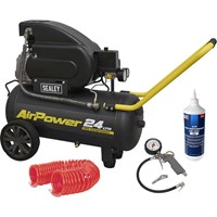 Sealey SAC2420E Direct Drive Air Compressor 24 Litre Site Combo Sealey SAC2420E Direct Drive Air Compressor 24 Litre Site Combo