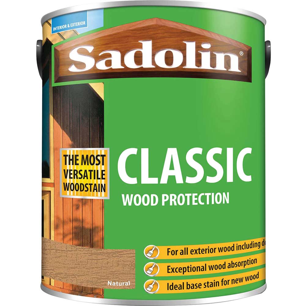 Sadolin Natural Classic Wood Protection Woodstain Medium