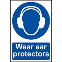 Scan Wear Ear Protectors Sign Scan Wear Ear Protectors Sign