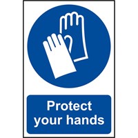 Scan Protect Your Hands Sign Scan Protect Your Hands Sign