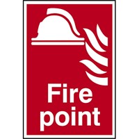 Scan Fire Point Sign Scan Fire Point Sign