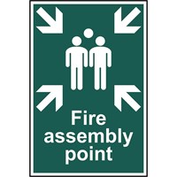 Scan Fire Assembly Point Sign Scan Fire Assembly Point Sign