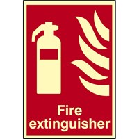 Scan Fire Extinguisher Sign Scan Fire Extinguisher Sign