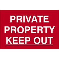 Scan Private Property Keep Out Sign Scan Private Property Keep Out Sign