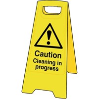 Scan Heavy Duty A-Board Sign - Caution Cleaning In Progress Scan Heavy Duty A-Board Sign - Caution Cleaning In Progress