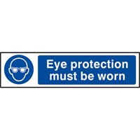 Scan Eye Protection Must Be Worn Sign Scan Eye Protection Must Be Worn Sign