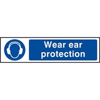 Scan Wear Ear Protection Sign Scan Wear Ear Protection Sign