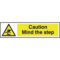 Scan Caution Mind The Step Sign Scan Caution Mind The Step Sign