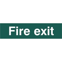 Scan Fire Exit Sign