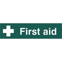 Scan First Aid Sign Scan First Aid Sign
