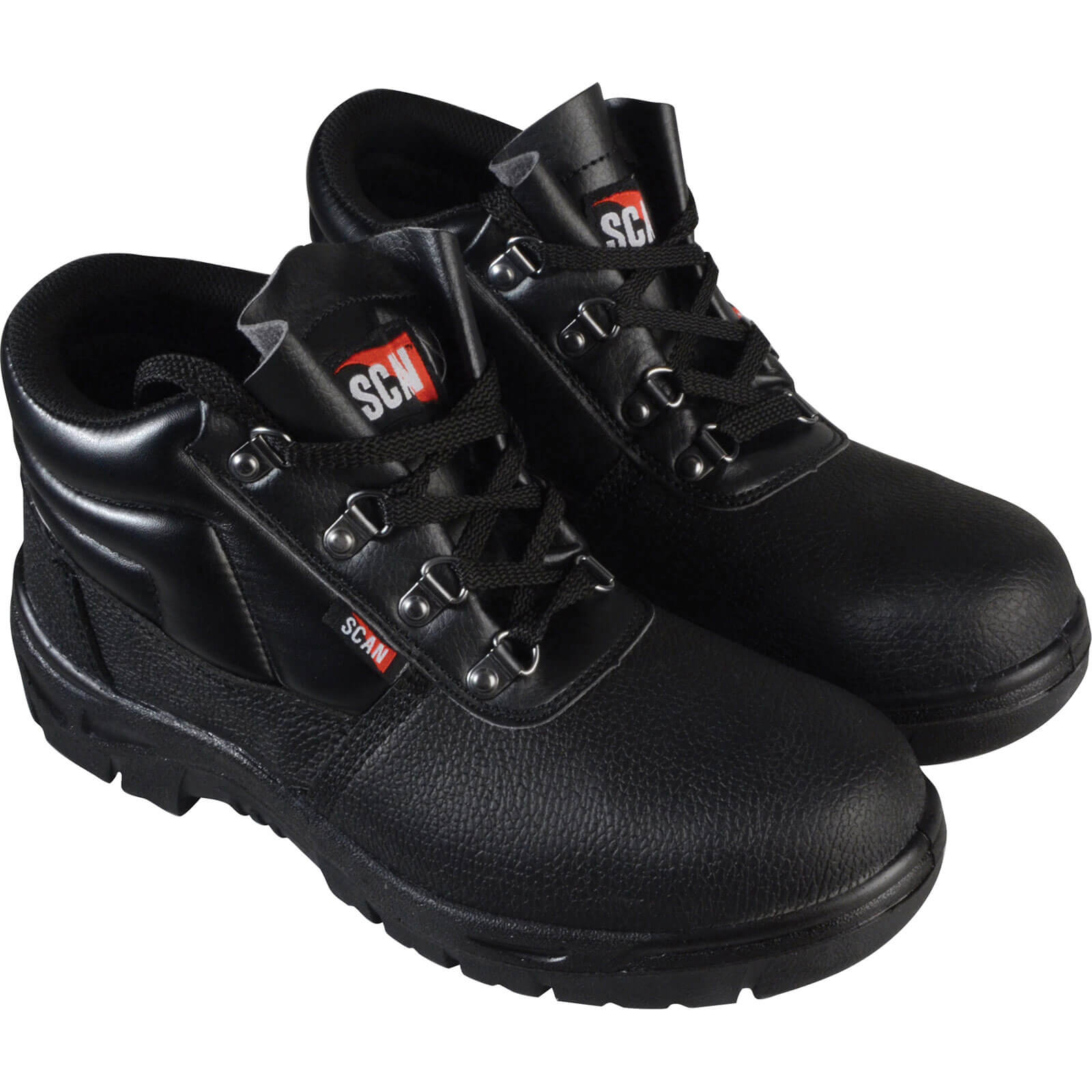 Photos - Safety Equipment SCAN Mens Dual Density Chukka Safety Boots Black Size 7 FWCHUK7 