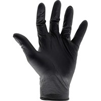 Scan Black Heavy Duty Nitrile Disposable Gloves