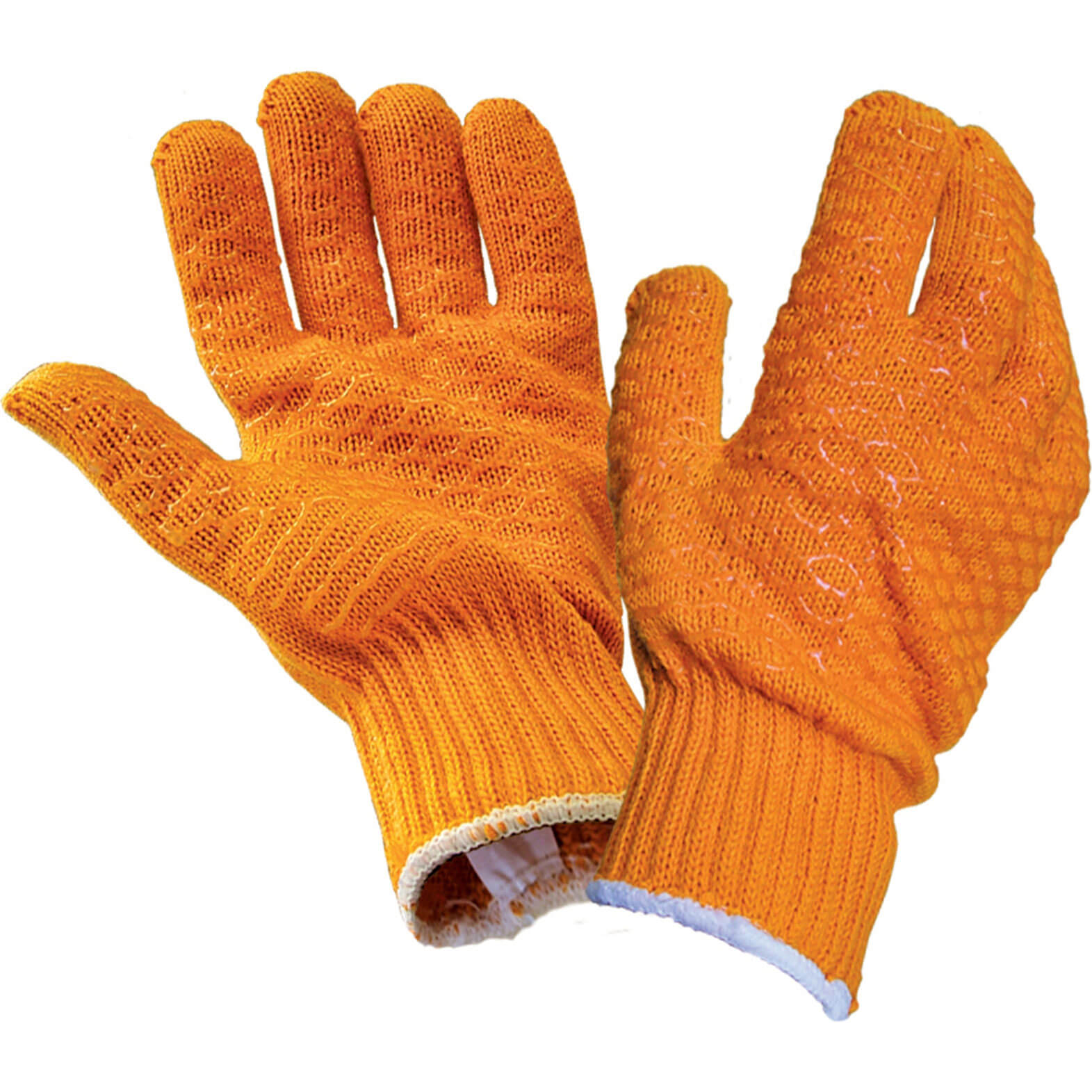 Photos - Safety Equipment SCAN Gripper Glove Orange One Size SCAGLOGG 