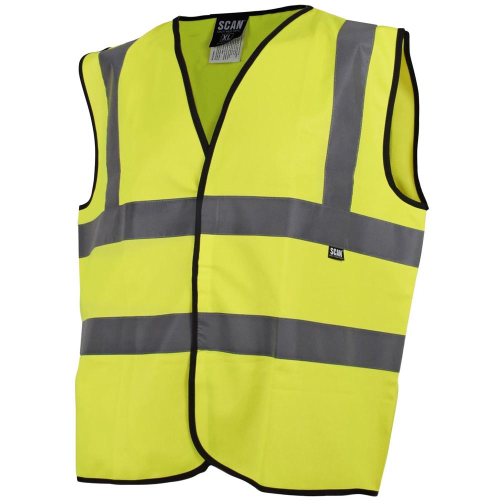 Scan Hi Vis Waistcoat - Yellow, XL