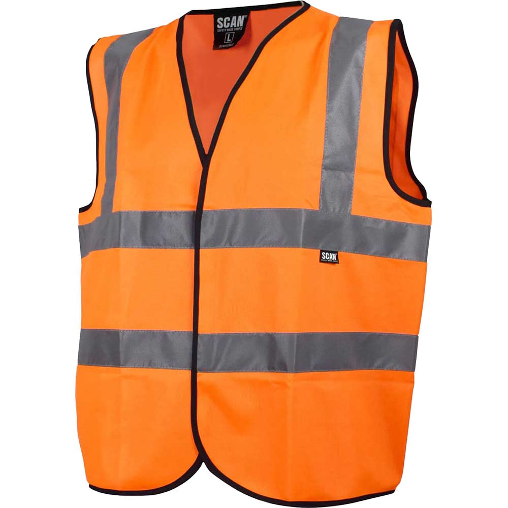 Scan Hi Vis Waistcoat - Orange, L