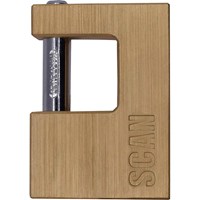 Scan Brass Shutter Padlock Scan Brass Shutter Padlock