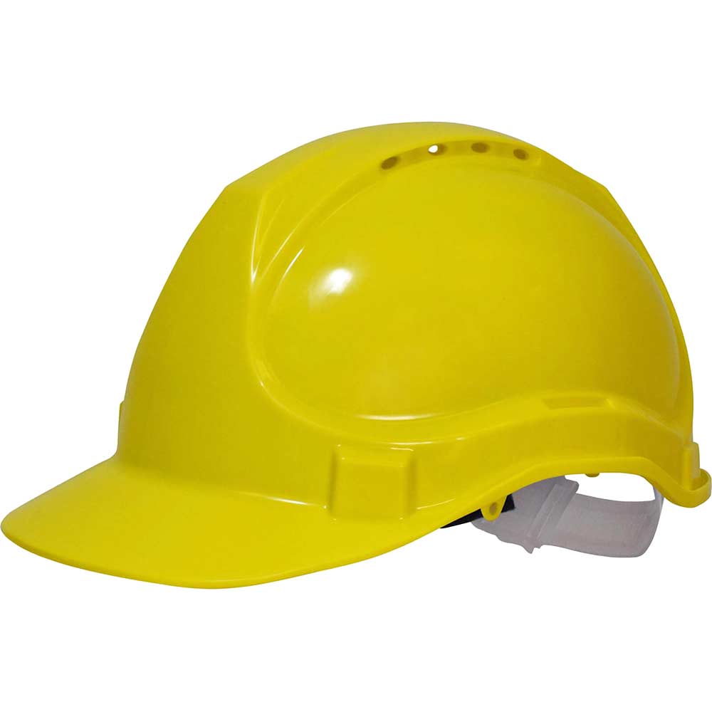 Scan Safety Helmet - Yellow Helmet Weight: 340g