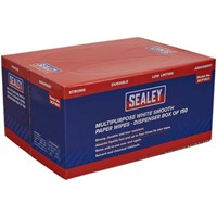 Sealey Smooth White Multi Purpose Paper Wipes Sealey Smooth White Multi Purpose Paper Wipes