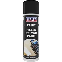 Sealey Filler Primer Aerosol Spray Paint Pack of 6 Sealey Filler Primer Aerosol Spray Paint Pack of 6