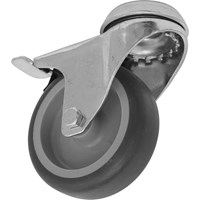 Sealey Medium Duty Thermoplastic Swivel Castor Wheel and Total Lock Sealey Medium Duty Thermoplastic Swivel Castor Wheel and Total Lock