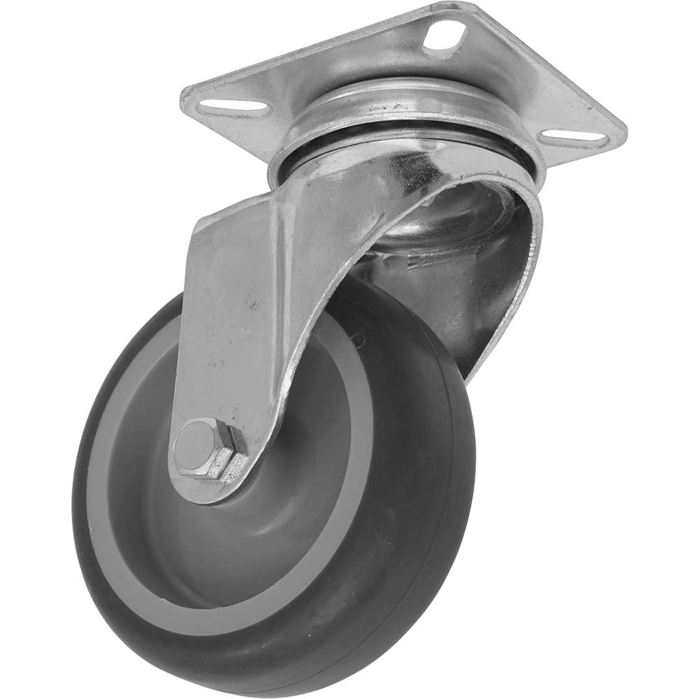 Sealey Duty Thermoplastic Swivel Castor Wheel Medium