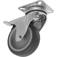Sealey Medium Duty Thermoplastic Swivel Castor Wheel and Total Lock Sealey Medium Duty Thermoplastic Swivel Castor Wheel and Total Lock