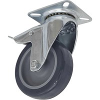 Sealey Swivel Plate Total Lock Castor Grey Sealey Swivel Plate Total Lock Castor Grey