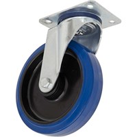 Sealey Heavy-Duty Blue Elastic Rubber Swivel Castor Wheel Sealey Heavy-Duty Blue Elastic Rubber Swivel Castor Wheel
