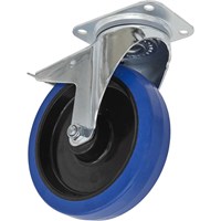 Sealey Swivel Plate Total Lock Castor Blue Elastic Sealey Swivel Plate Total Lock Castor Blue Elastic