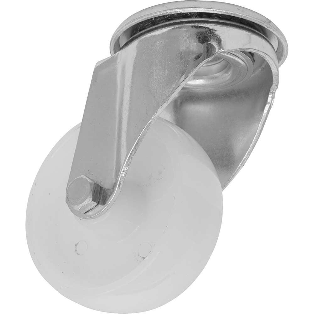 Sealey Heavy Duty Nylon Bolt Hole Castor Wheel 80Mm 150Kg