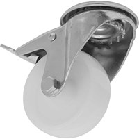 Sealey Heavy Duty Nylon Castor Wheel Bolt Hole and Total Lock Sealey Heavy Duty Nylon Castor Wheel Bolt Hole and Total Lock