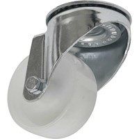 Sealey Bolt Hole Swivel Castor White Sealey Bolt Hole Swivel Castor White