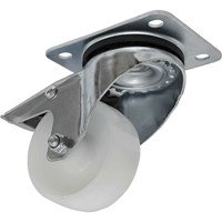 Sealey Swivel Plate Total Lock Castor White Polyamide Sealey Swivel Plate Total Lock Castor White Polyamide