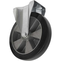 Sealey Heavy Duty Rubber Fixed Plate Castor Wheel Sealey Heavy Duty Rubber Fixed Plate Castor Wheel