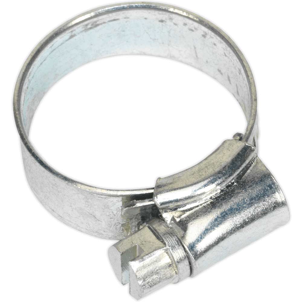 Sealey Zinc Plated Hose Clips 16Mm - 25Mm Pack Of Size 20