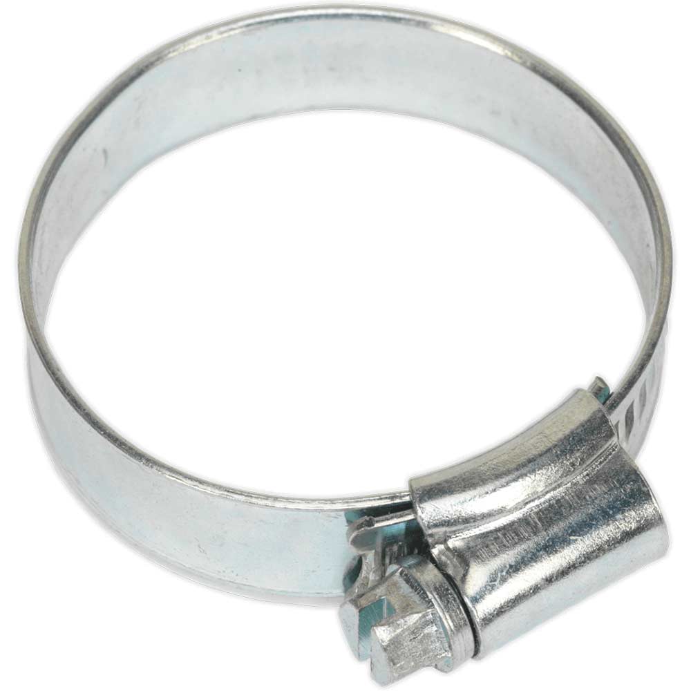 Sealey Zinc Plated Hose Clips 32Mm - 44Mm Pack Of Size 20