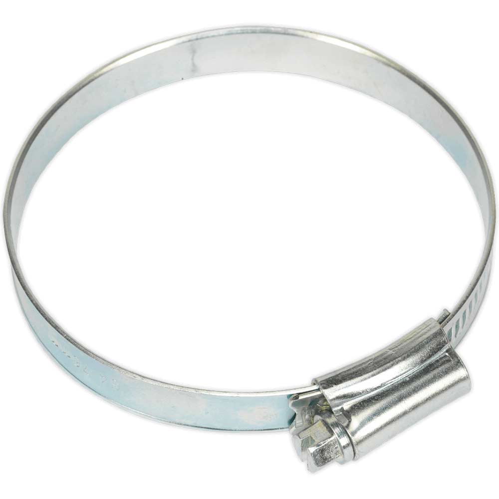 Sealey Zinc Plated Hose Clips 64Mm - 76Mm Pack Of Size 10