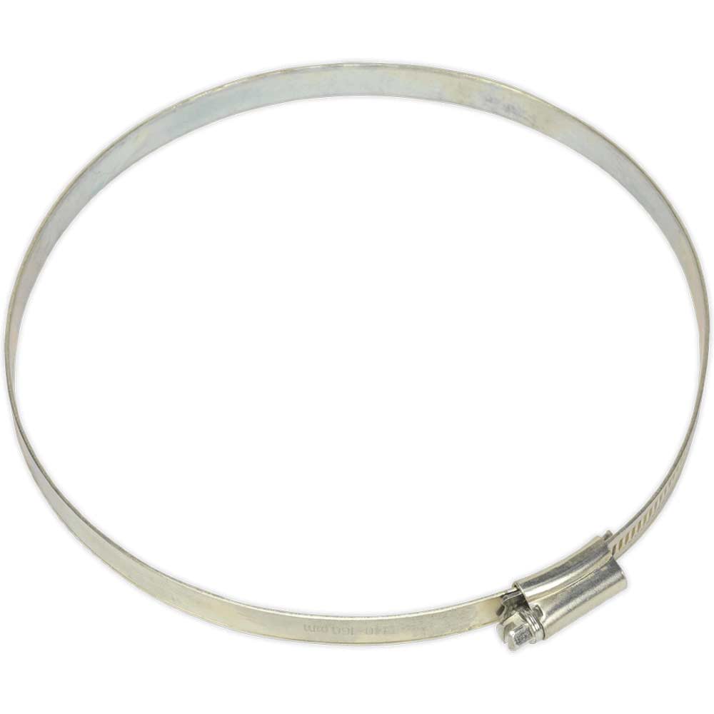 Sealey Zinc Plated Hose Clips 140Mm - 160Mm Pack Of Size 10