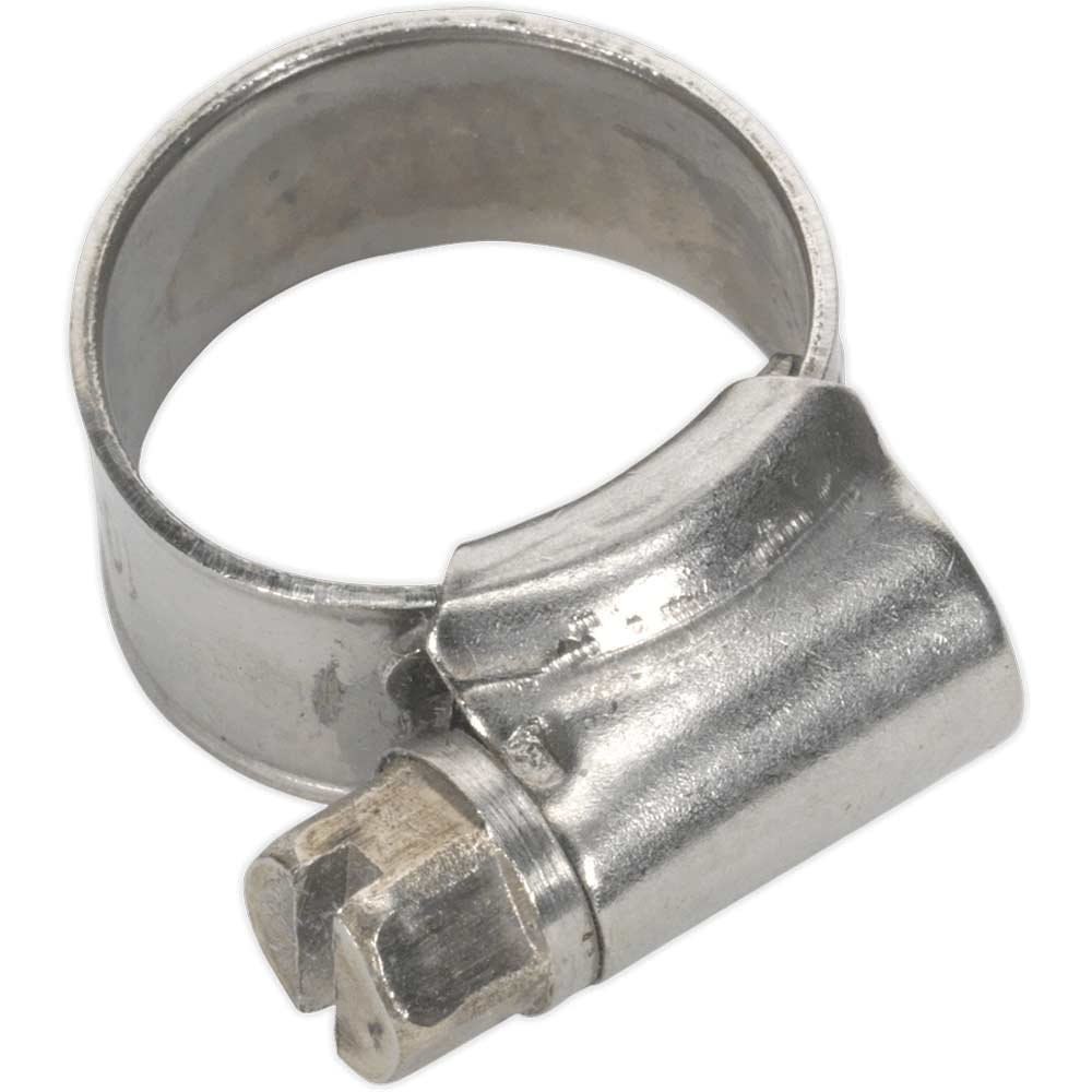 Sealey Stainless Steel Hose Clips 10Mm - 16Mm Pack Of Size 10