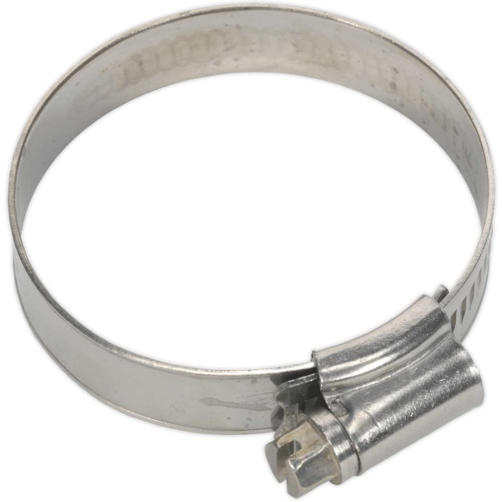 Sealey Stainless Steel Hose Clips 35Mm - 51Mm Pack Of Size 10